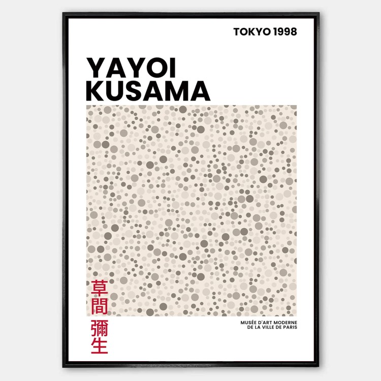 Plakat_Yayoi_Kusama_Grey_dots_mockup.jpg