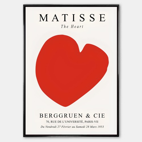Plakat Henri Matisse the-heart-mockup.jpg