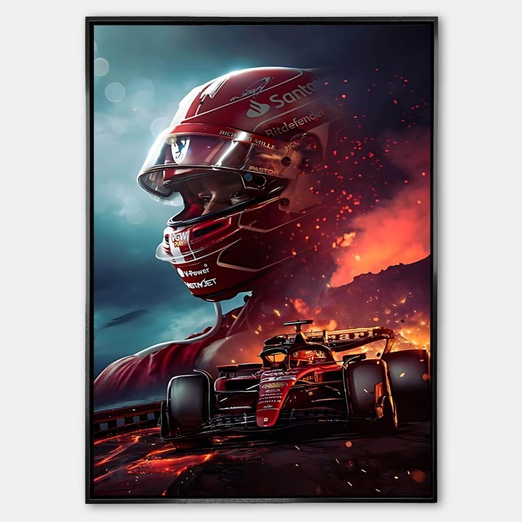 Plakat Formula 1 Charles Leclerc mockup.jpg