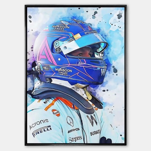 Plakat Formula 1 Alexander Albon Mockup.jpg