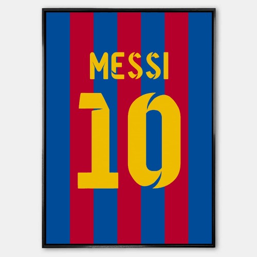 Plakat Lionel Messi FC Barcelona Koszulka.jpg