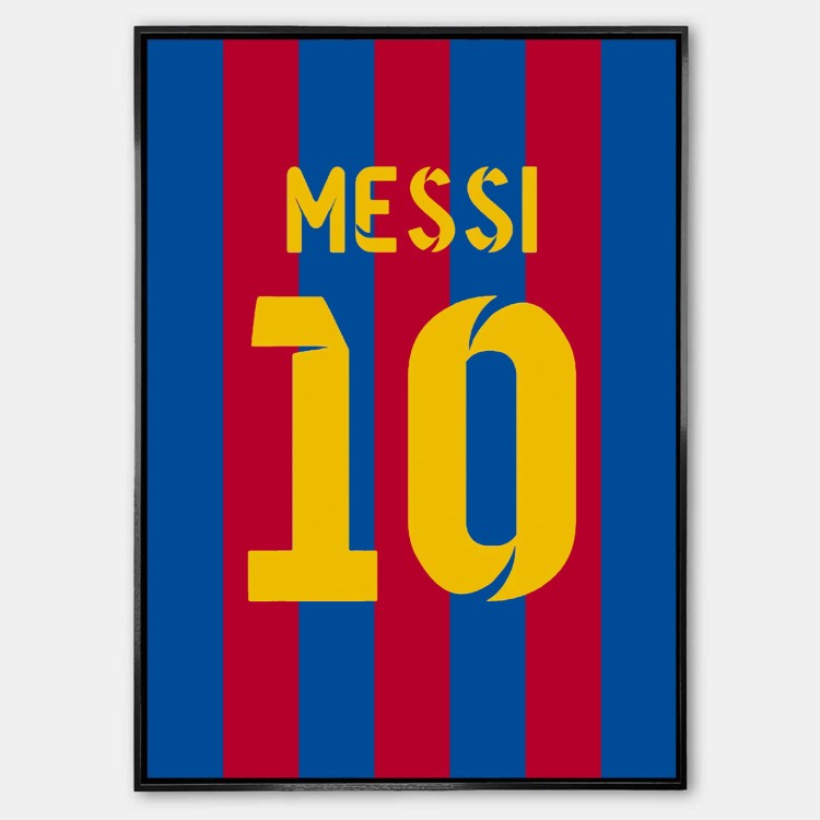 Plakat Lionel Messi FC Barcelona Koszulka.jpg