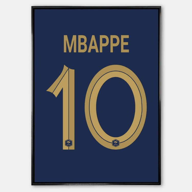 Plakat Kylian Mbappe Koszulka Francja.jpg