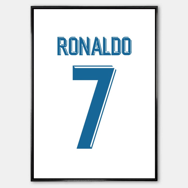 Plakat Cristiano Ronaldo Real Madryt Koszulka.jpg