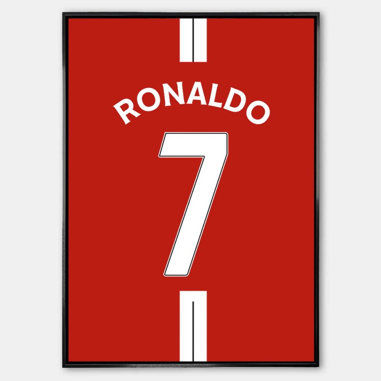 Plakat Cristiano Ronaldo Manchested United Koszulka.jpg