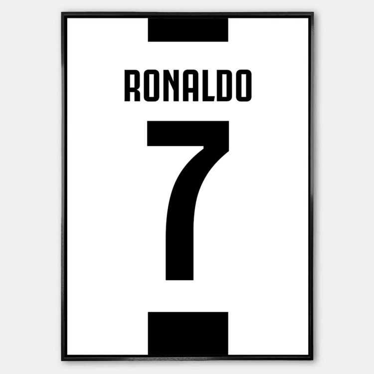 Plakat Cristiano Ronaldo Juventus Turyn Koszulka.jpg