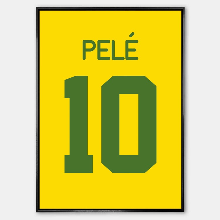 Plakat Pele Brazylia Koszulka.jpg