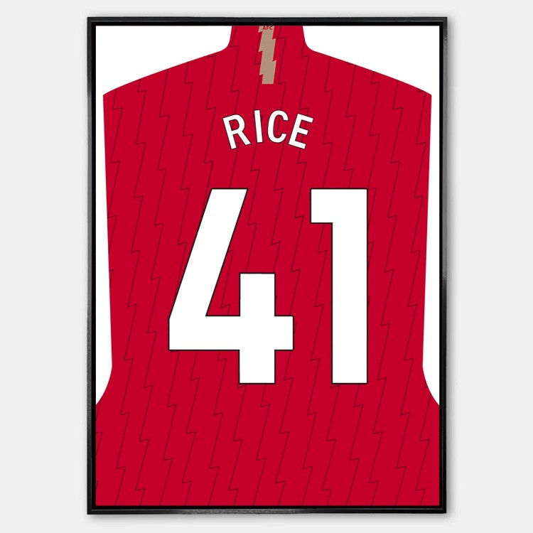 Plakat Declan Rice Arsenal Koszulka.jpg