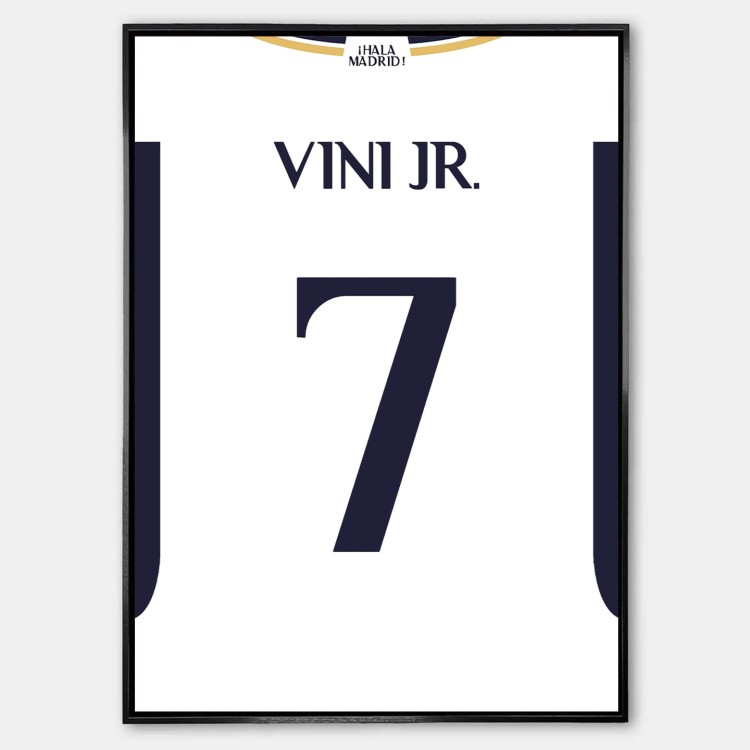 Plakat Vinicius Junior Real Madryt Koszulka.jpg