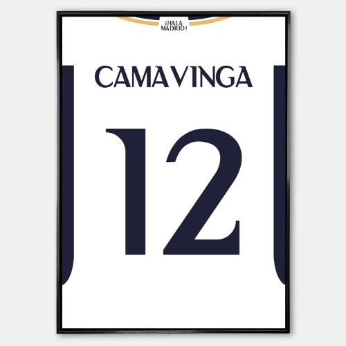 Plakat Eduardo Camavinga Real Madryt Koszulka.jpg