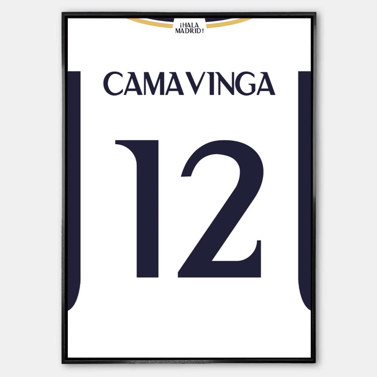 Plakat Eduardo Camavinga Real Madryt Koszulka.jpg