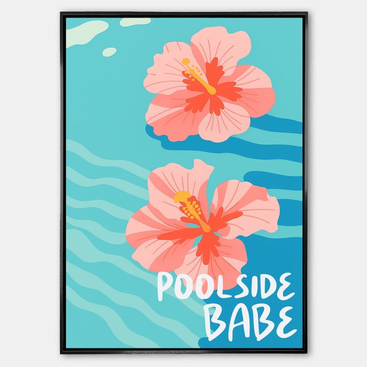 Plakat Poolside babe.jpg