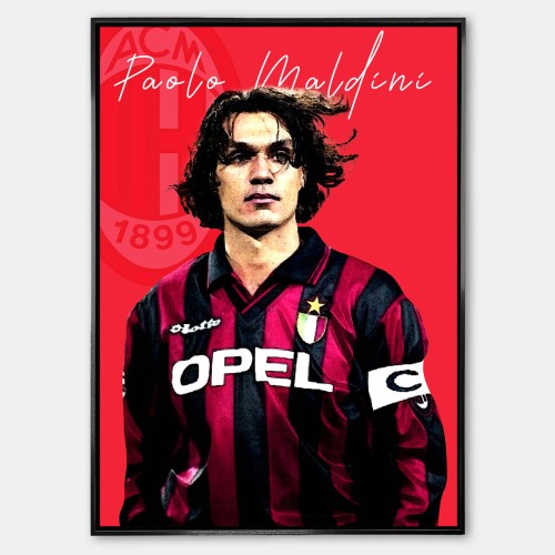 Plakat Paolo Maldini AC Milan 2.jpg