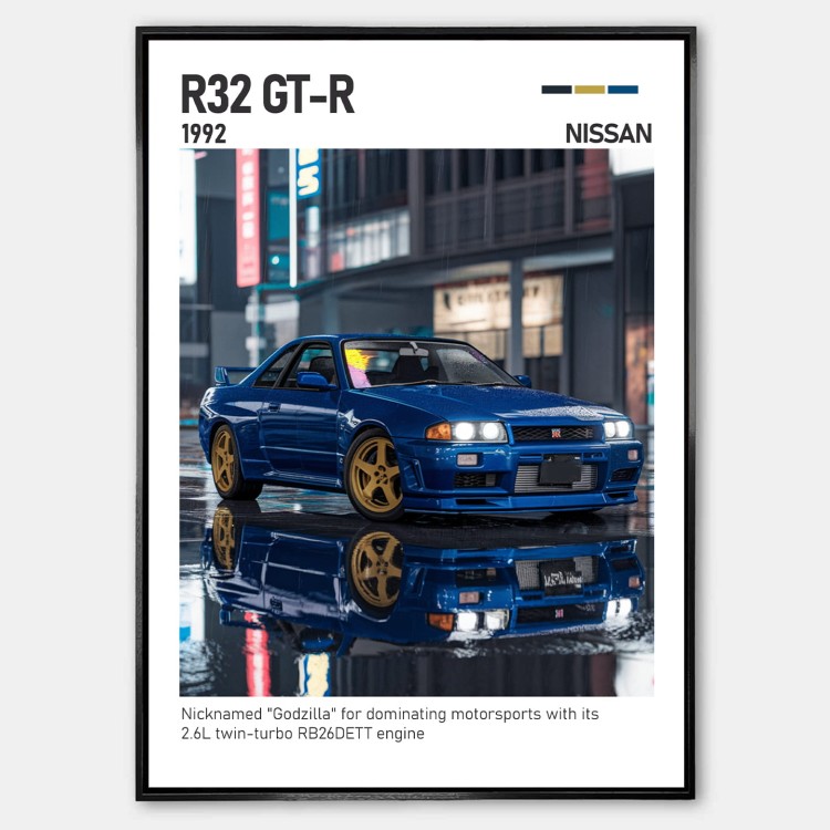 Plakat Nissan Skyline GT-R R32.jpg